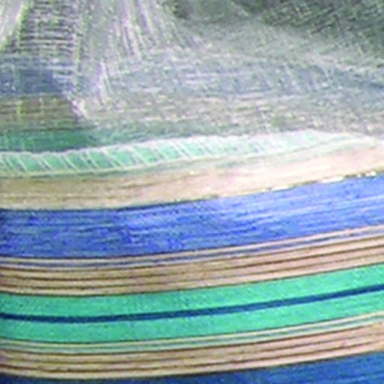 The Ribbon People Pack of 6 Ivory and Blue Contemporary Gift Bags 7" x 11"